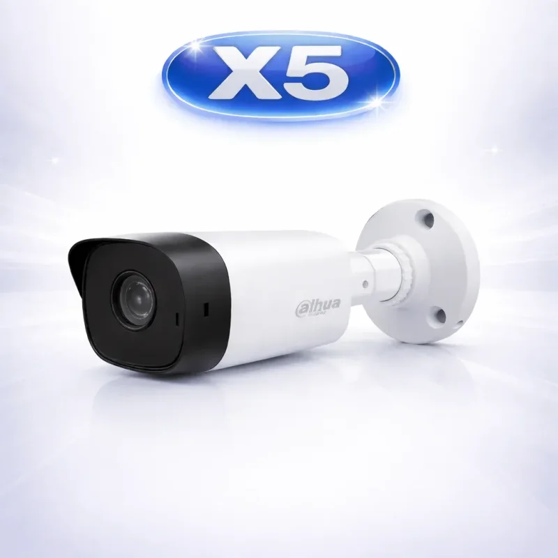 پکیج دوربین مداربسته داهوا 5 عددی ۵ مگاپیکسل