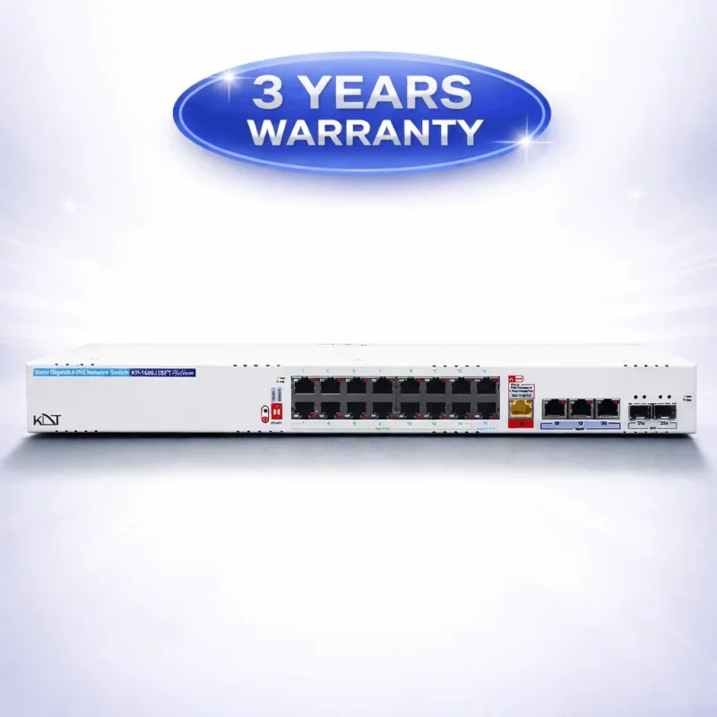 سوئیچ 16 پورت PoE برند KDT مدل KP-1606J3SFT