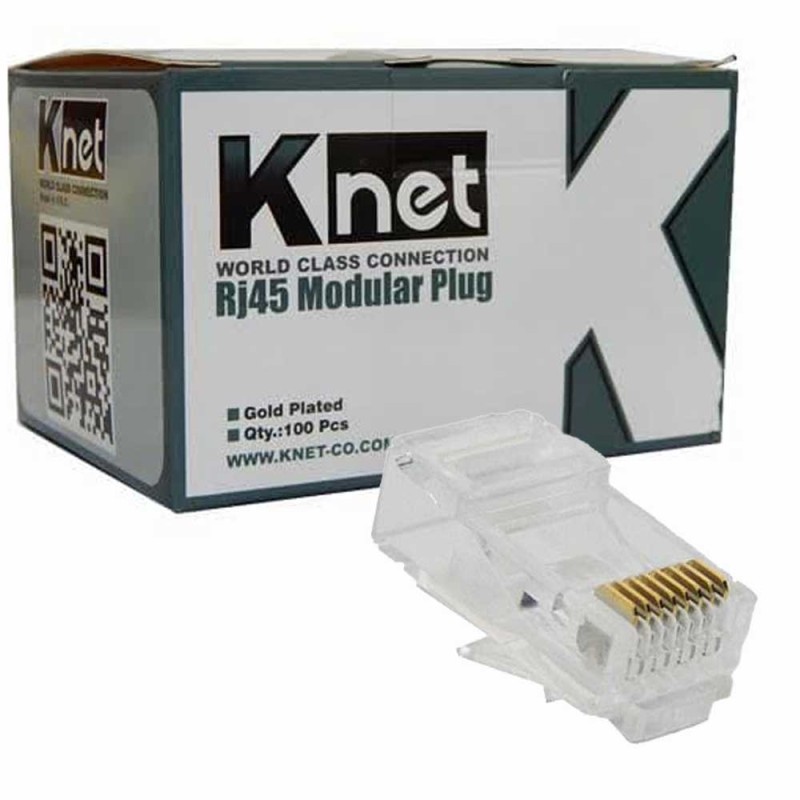 سوکت شبکه CAT6 UTP برند Knet