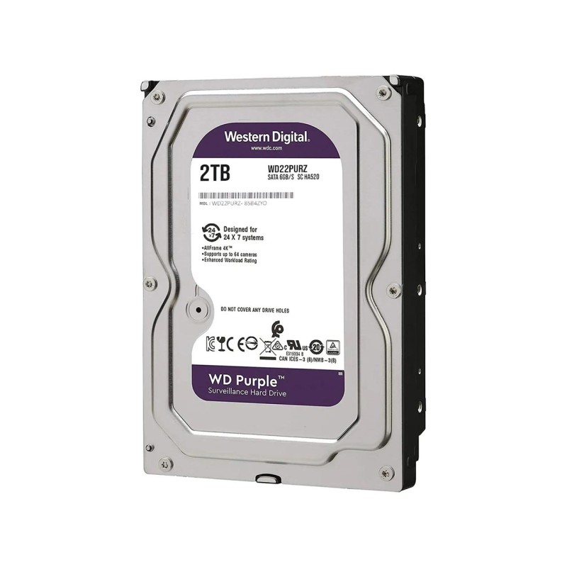 قیمت هارد 2 ترا بنفش گارانتی سازگار