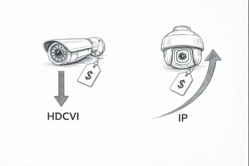 تفاوت دوربین IP و HDCVI داهوا