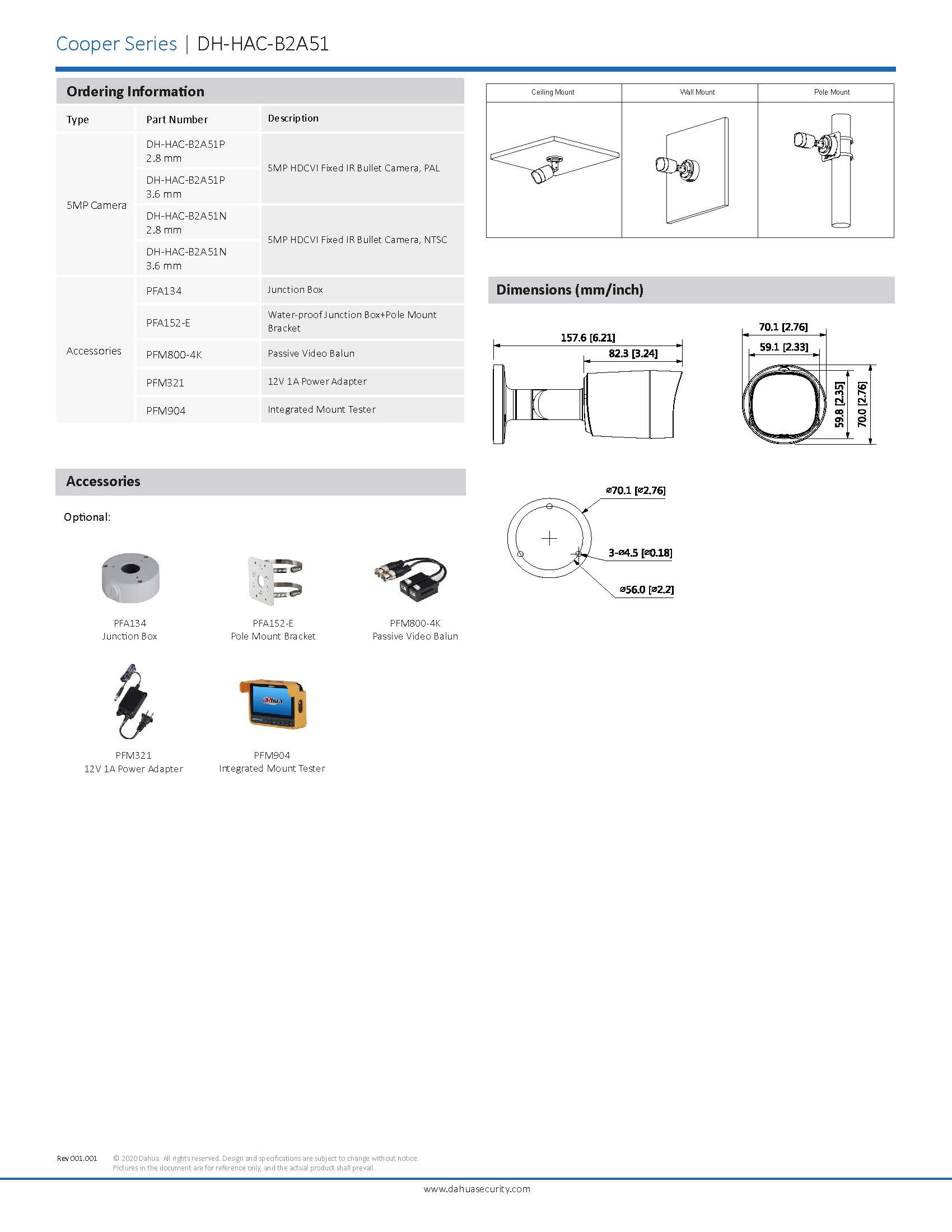 قیمت و خرید دوربین داهوا مدل DH-HAC-B2A51