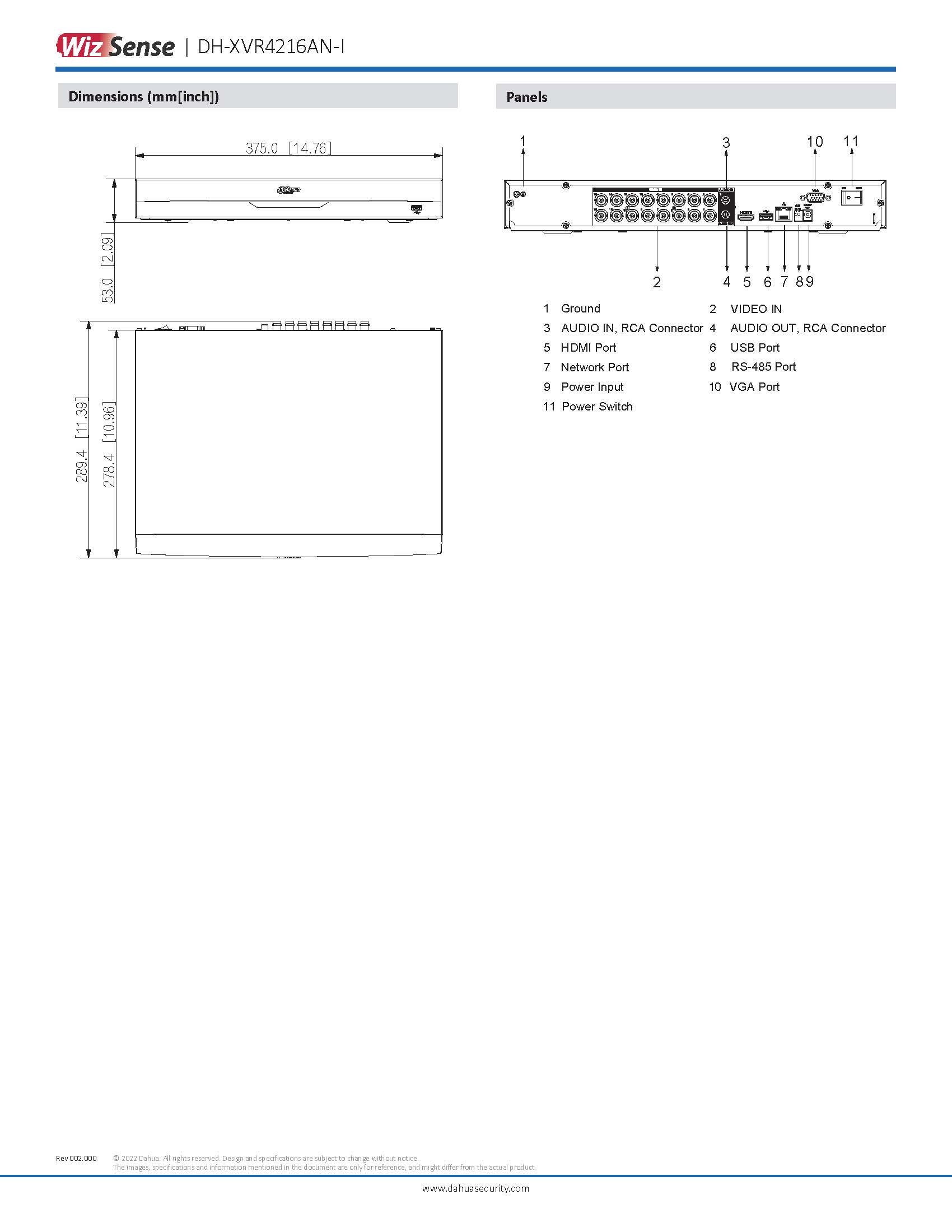 DH-XVR4216AN-I 