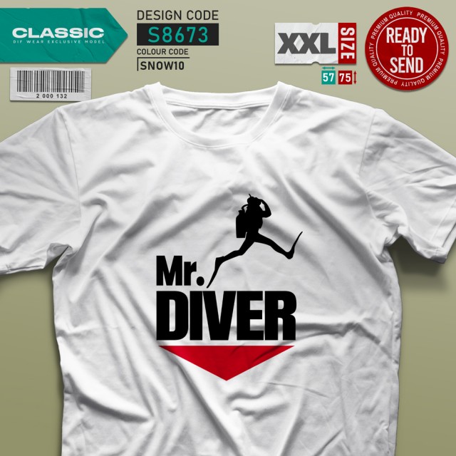 تیشرت (XXL) Diving #2