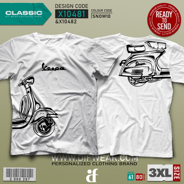 تیشرت (3XL) Vespa #30