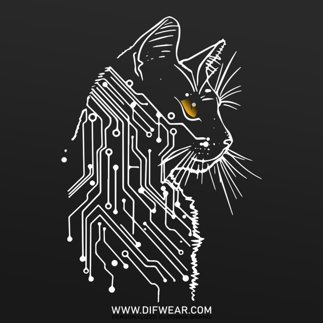 تیشرت Electro Cat