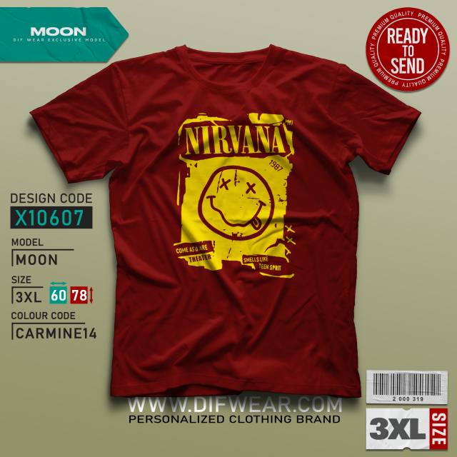 تیشرت (3XL MOON) Nirvana #21