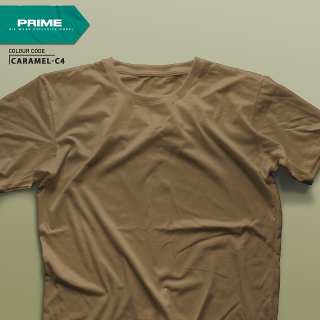 تیشرت طرح انتخابی PRIME-4XL65.78-CARAMEL-C4