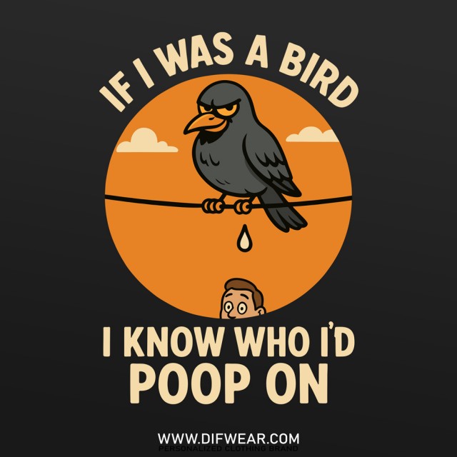 تیشرت If I Was A Bird #2