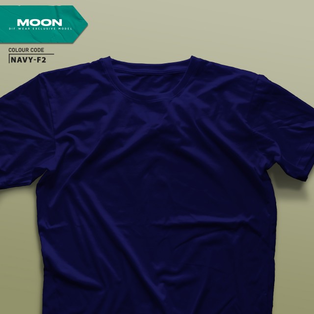 تیشرت طرح انتخابی MOON-XXL55.74-NAVY-F2