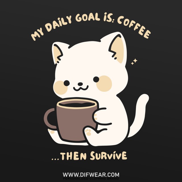 تیشرت Coffee and Survive