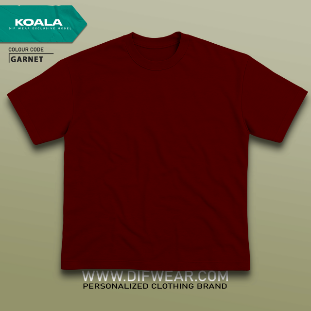 تیشرت طرح انتخابی KOALA-XL58.75-GARNET-C2
