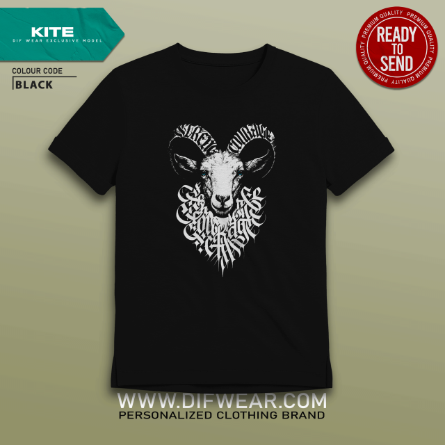 تیشرت ارسال فوری KITE-L50.70-BLACK
