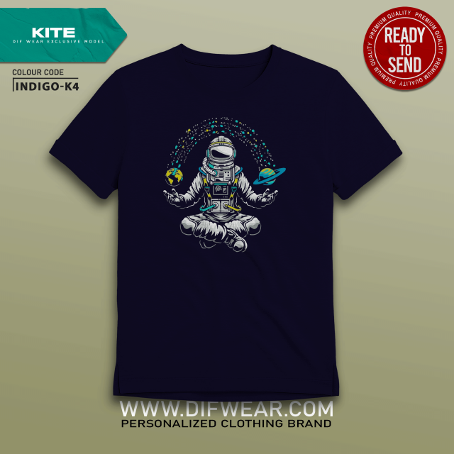 تیشرت ارسال فوری KITE-L48.70-INDIGO-K4