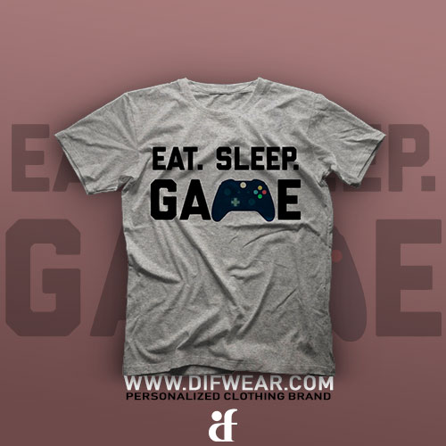 تیشرت Eat, Sleep, Game