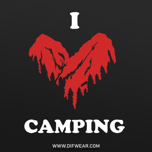 تیشرت I Love Camping
