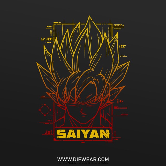 تیشرت Dragon Ball: Saiyan #2