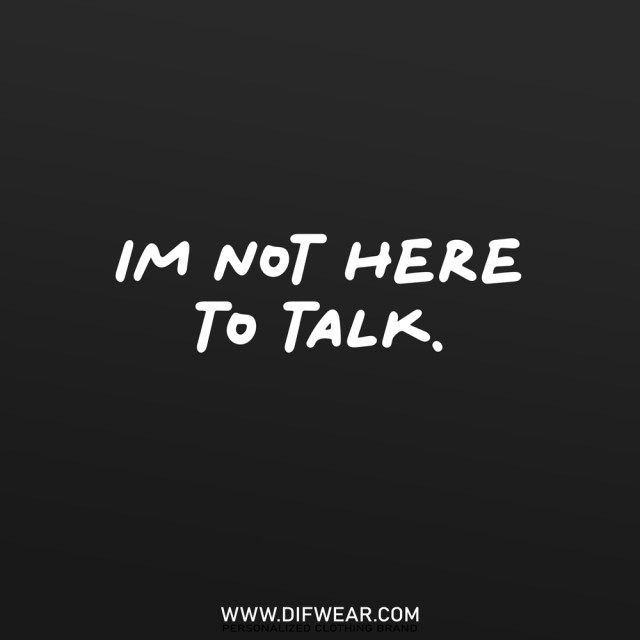 تیشرت Not Here To Talk