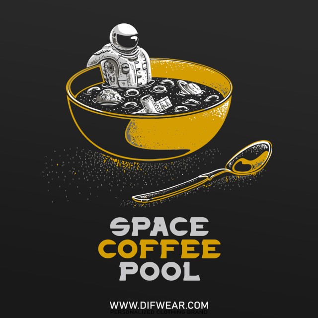 تیشرت Space, Coffee And Pool