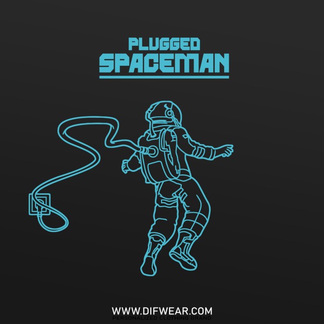 تیشرت Plugged Spaceman