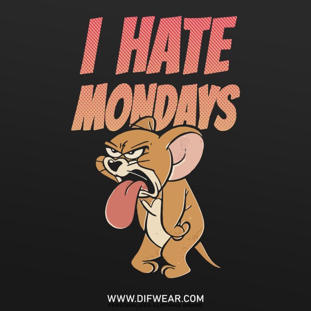 تیشرت Hate Mondays #1