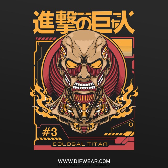 تیشرت Attack on Titan #21