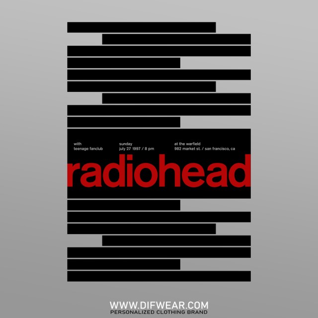 تیشرت Radiohead #35