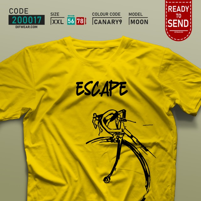 تیشرت Escape Bicycle Canary Moon (XXL)