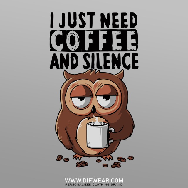 تیشرت Coffee and Silence