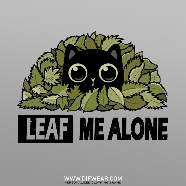 تیشرت Leaf Me Alone