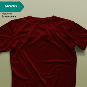 تیشرت طرح انتخابی MOON-XL52.72-GARNET-K4