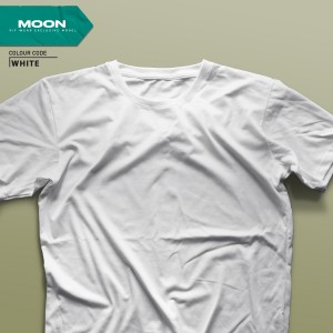 تیشرت طرح انتخابی MOON-L50.70-WHITE