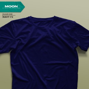 تیشرت طرح انتخابی MOON-L50.70-NAVY-F2