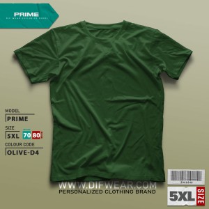 تیشرت طرح انتخابی PRIME-5XL-OLIVE-D4