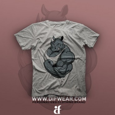تیشرت Gym: Rhino #17