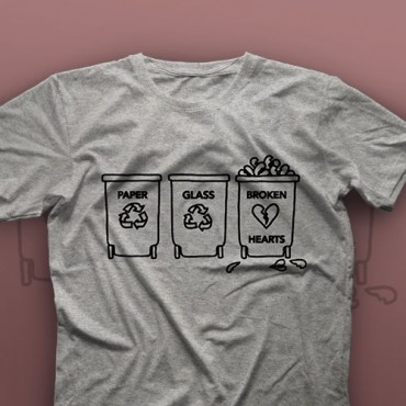 تیشرت Paper, Glass, Broken Heart