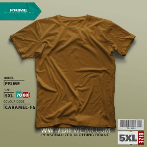 تیشرت طرح انتخابی PRIME-5XL-CARAMEL