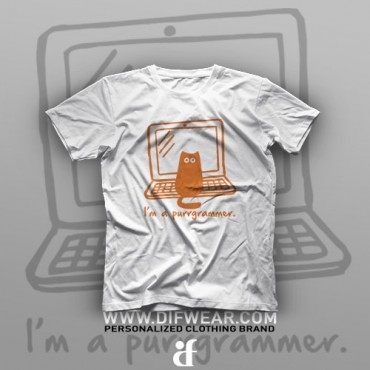 تیشرت Programming: I'm a Purrgrammer #18