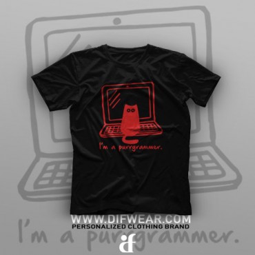 تیشرت Programming: I'm a Purrgrammer #18