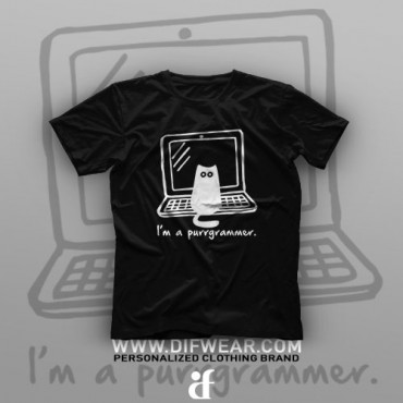 تیشرت Programming: I'm a Purrgrammer #18