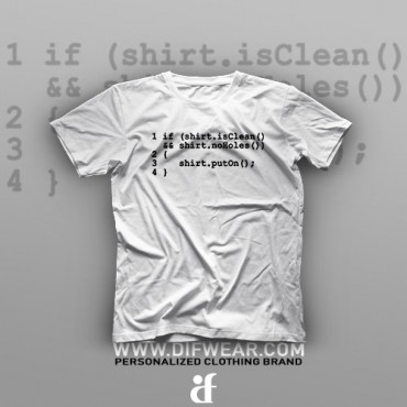 تیشرت Programming: shirt.isClean #17