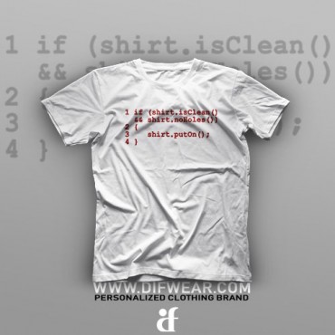 تیشرت Programming: shirt.isClean #17