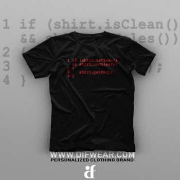 تیشرت Programming: shirt.isClean #17