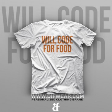 تیشرت Programming: Will Code For Food #5