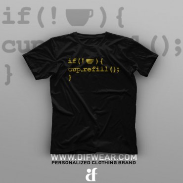 تیشرت Programming: Cup Refill #2