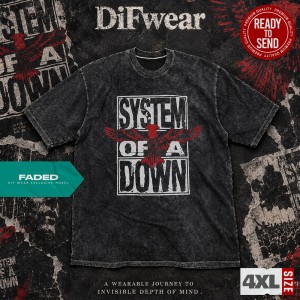 ارسال فوری FADED-4XL-System Of A Down #5