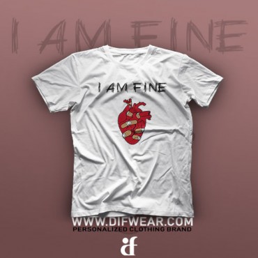 تیشرت I'm Fine #5