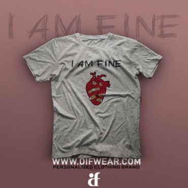 تیشرت I'm Fine #5