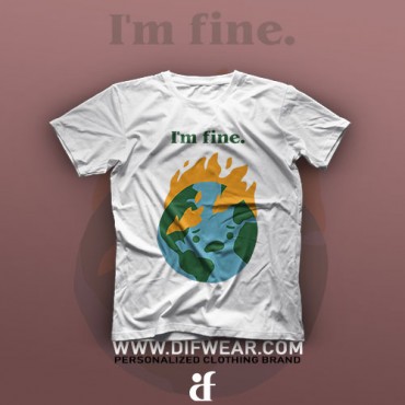 تیشرت I'm Fine #8