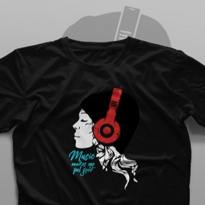 تیشرت Music Makes Me Feel Good